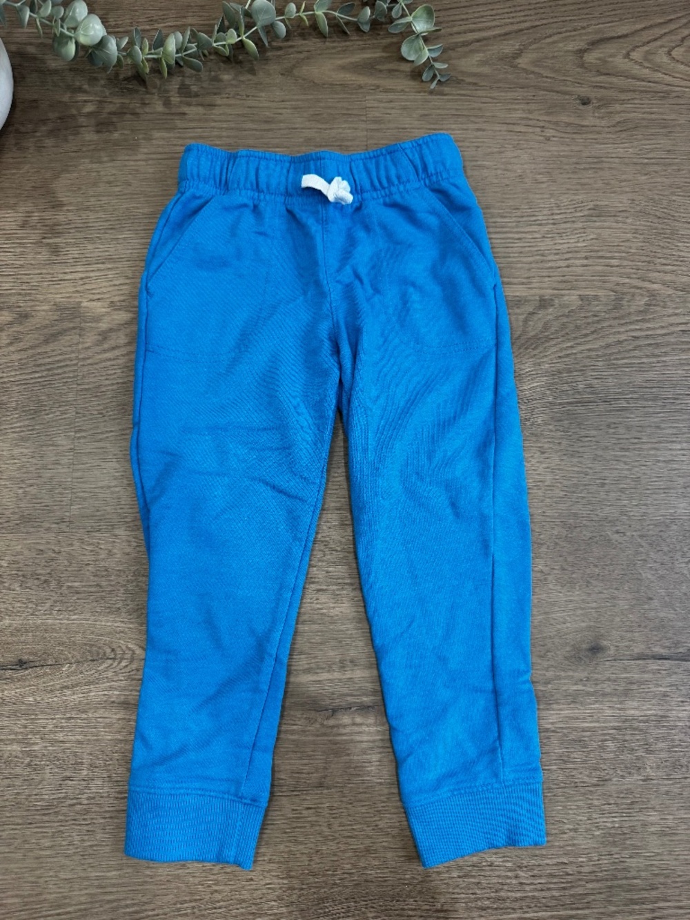 Cat & Jack Boys 4T Bright Blue Pull On Jogger Sweatpants